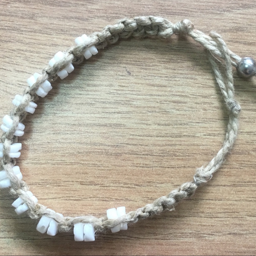 Woven friendship bracelet